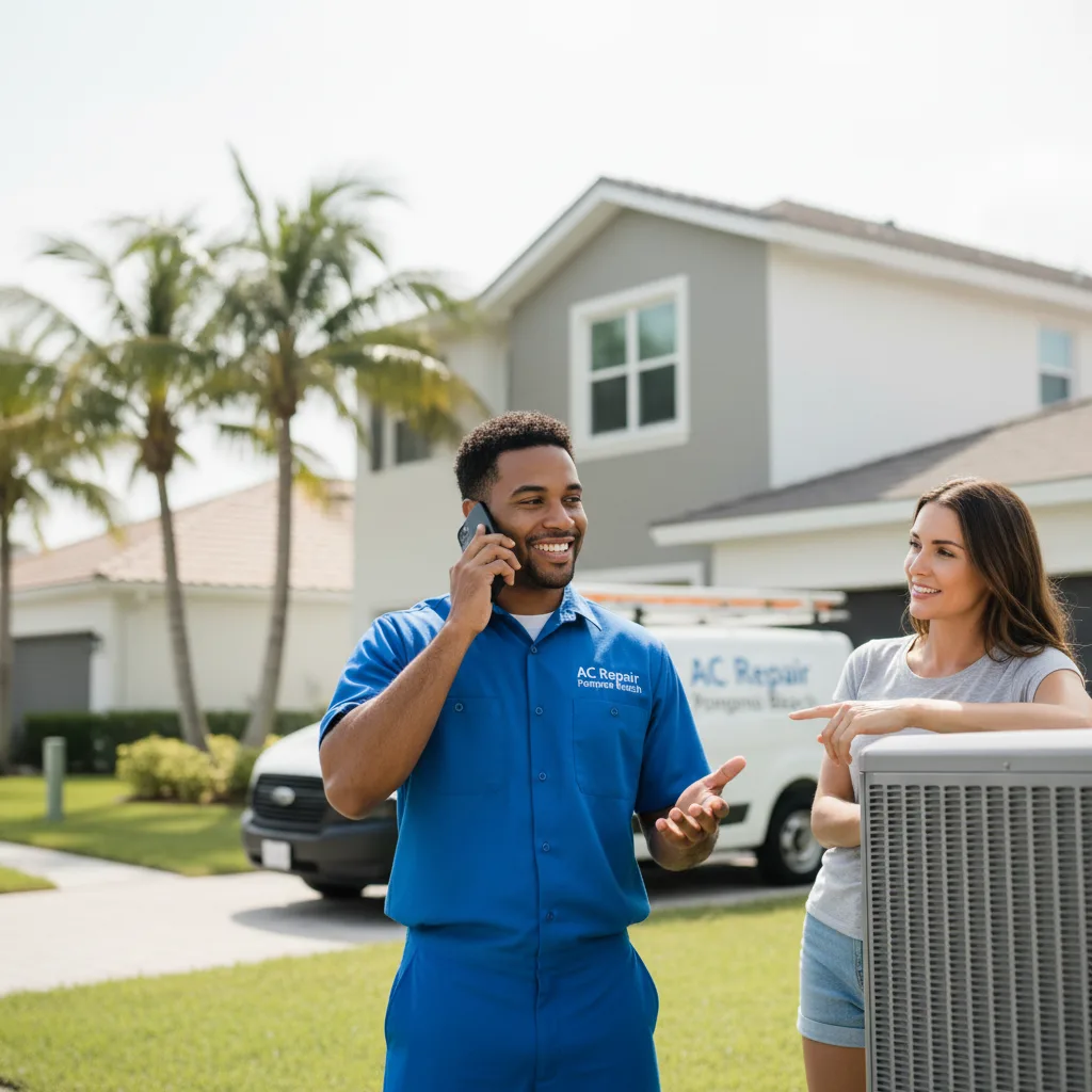 AC Repair Pompano Beach customer support in Palo Alto